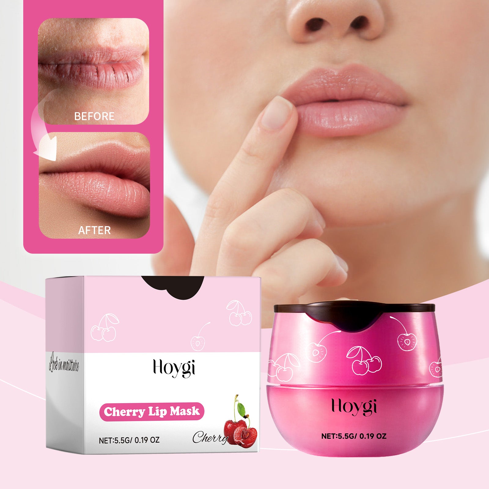 Cherry Lip Mask - Overnight Nourishment & Hydration