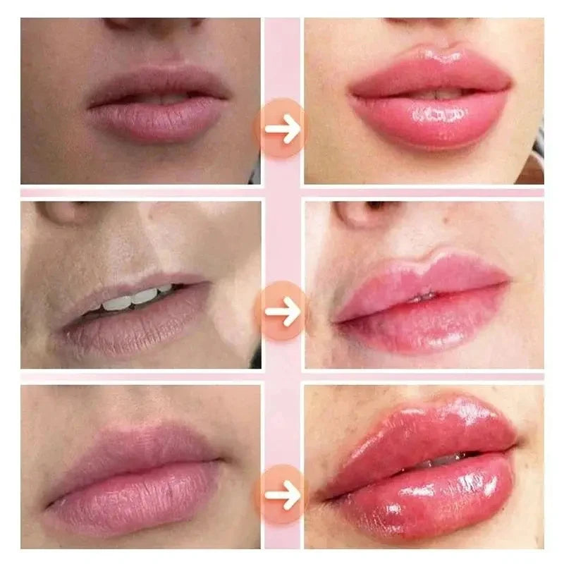 Collagen Lip Plumping Oil  Instant Long Lasting Volumise Deeply Moisturize Reduce Lip Lines Lightweight Non-sticky Lip Balm Oil