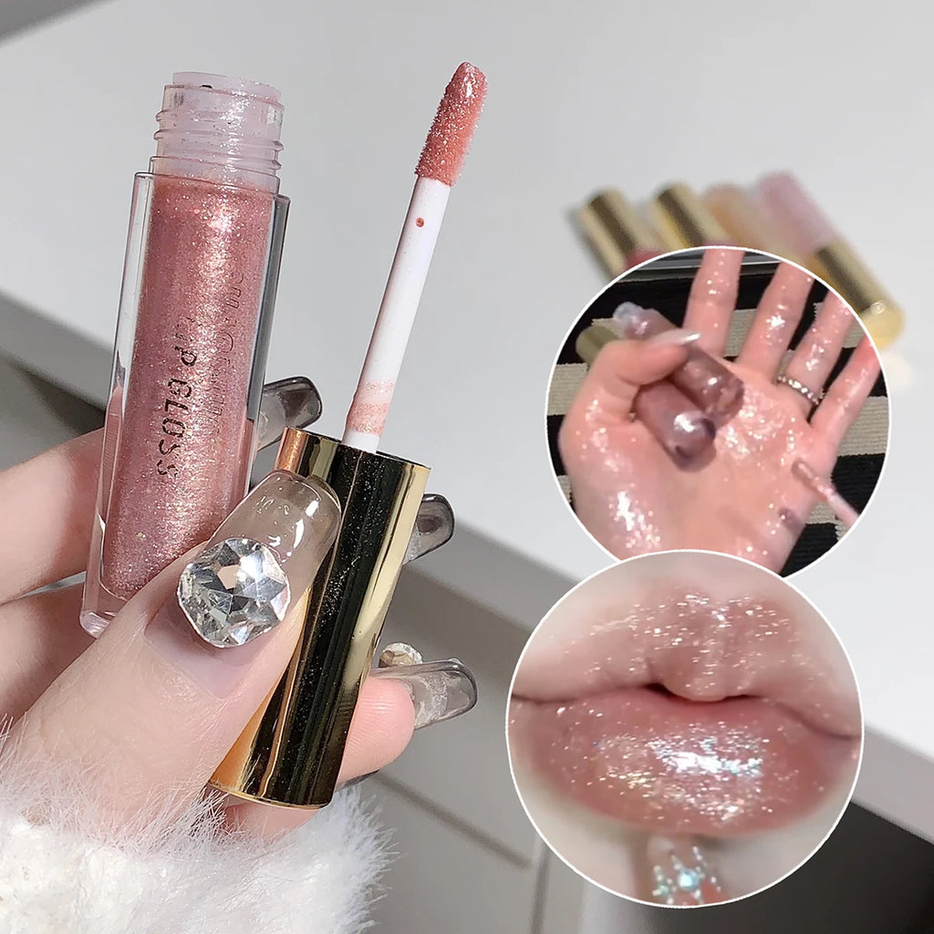 HydraGlow Mirror Lip Gloss — Moisturizing & Pout-Enhancing Shine